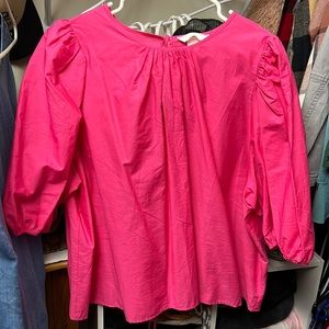 Hot pink blouse